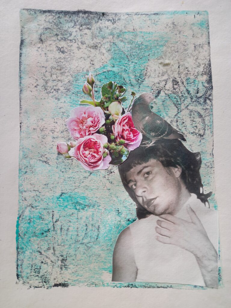 queer lady analog kollage