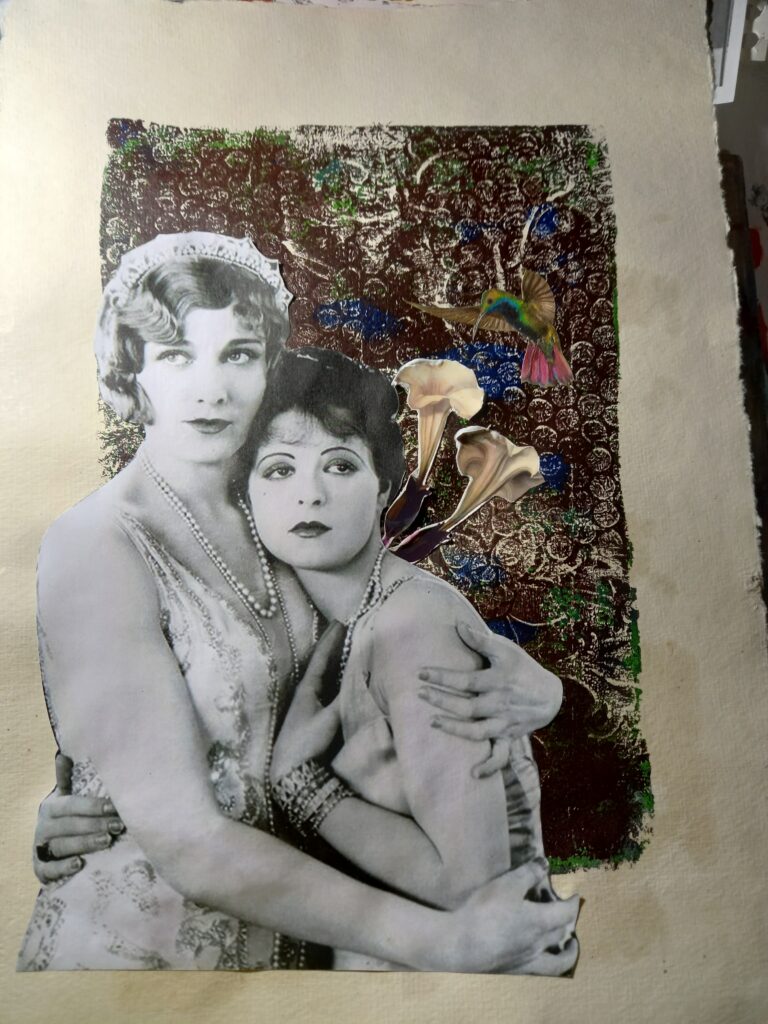 girlfriends analoge kollage